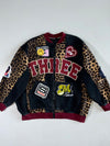 MX Leopard Varsity Jacket – “Baking Stanford” Back Print (2XL)