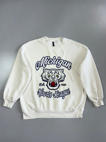 Michigan Sports League Tiger Graphic Crewneck (M/L)