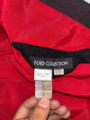 Vintage Ford Collection RS Racing Reversible Fleece Vest – Red/Black (L)
