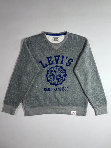 Levi's San Francisco Seal Crewneck Sweatshirt – Heather Grey (M/L)