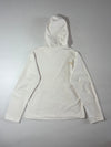 Vintage The North Face White Hooded Softshell Jacket Women’s (L)