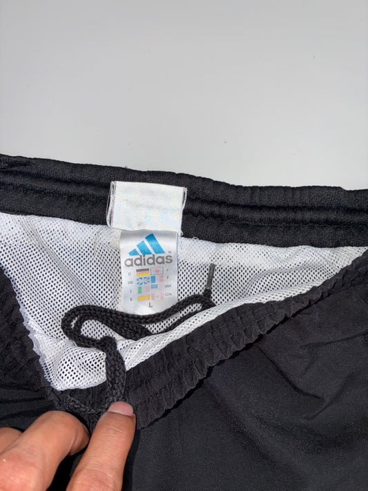 Vintage Adidas Black 3-Stripes Track Jogger Pants(W 35 L 39)