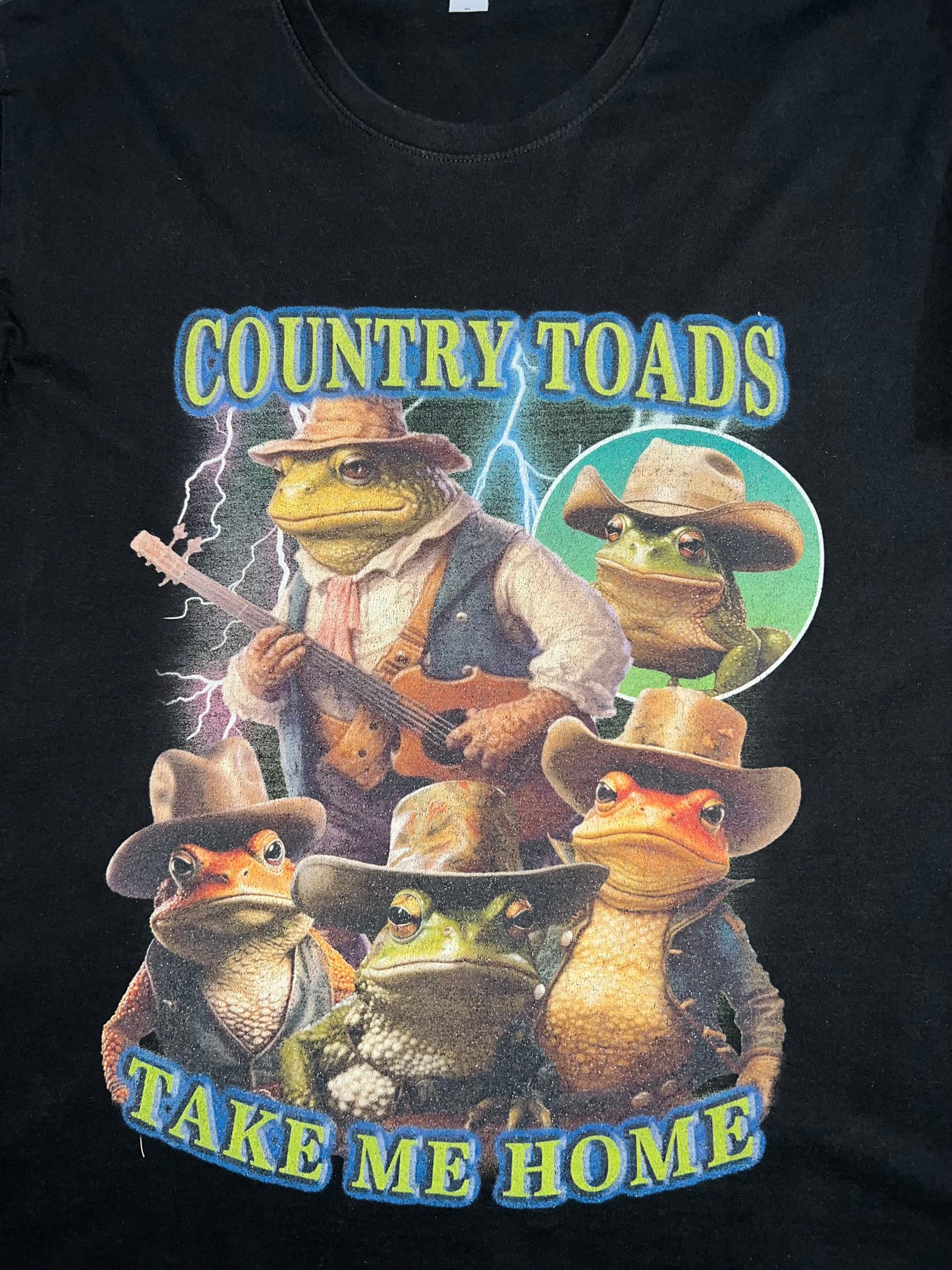 !                            COUNTRY TOADS TAKE ME HOME T-SHIRT Size-  (XL)