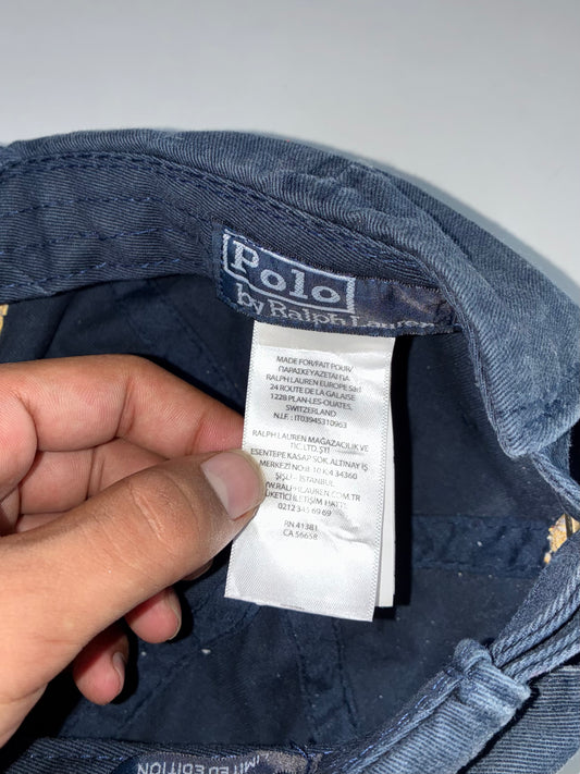 Polo Ralph Lauren Navy Strapback Cap (Adjustable)