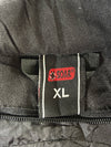 Vintage Soar Black & White Panel Moto Racing Jacket (XL)