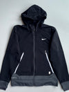 Nike Therma-Fit Hooded Zip-Up Jacket Black/Grey (XL)