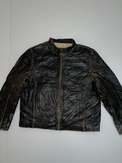 ZSuper Premium Original Leather *STRUCTURE Rare Jacket (L)