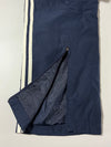 Y2K Adidas Navy 3-Stripe Nylon Track Pants – Mesh Lined (W:30) (L:40)