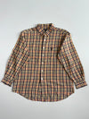 Daks Plaid Check Button-Up Shirt (XL)