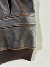 Avirex Ltd G-1 Flight Premium (Detechable Collar) Leather Jacket (2XL)