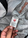 Billy Grey Melange Embroidered Fleece Jacket (XL)