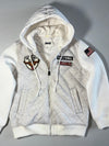 Jeep Quilted Patchwork Hooded Jacket – (S)