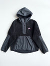 Nike Sportswear Heritage Black Sherpa Half Zip Hoodie (M)