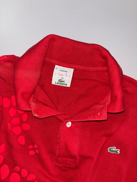 Lacoste x Michael Young "Plastic Polo" Croc Scale Polo – Red (M)