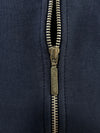 Adidas Originals Navy Green Stripe Zip-Up Hoodie (XL)