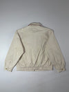 Polo Ralph Lauren Cream Harrington Jacket with Striped Lining (L)
