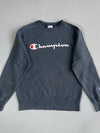 Champion Big Script Logo Crewneck Sweatshirt (S)