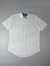 Tommy Hilfiger | White Short Sleeve Button-Up Shirt (M)