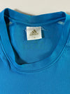 Adidas National Taiwan University Blue Jersey Tee – Neon 3-Stripes (M)