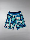 Sunseeker Australia Blue Geometric Board Shorts (W:33) (L:21)