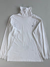 Vintage 90s Polo Ralph Lauren Turtleneck Long Sleeve White(2Xl)