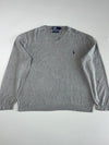Polo by Ralph Lauren Grey V-Neck(2XL)