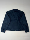 Vintage Guess Made in Hong Kong Navy Cotton Zip Harrington Jacket (L)