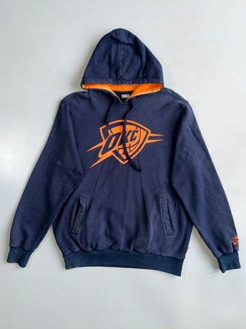 NBA OKC Thunder Navy Graphic Hoodie (L/XL)