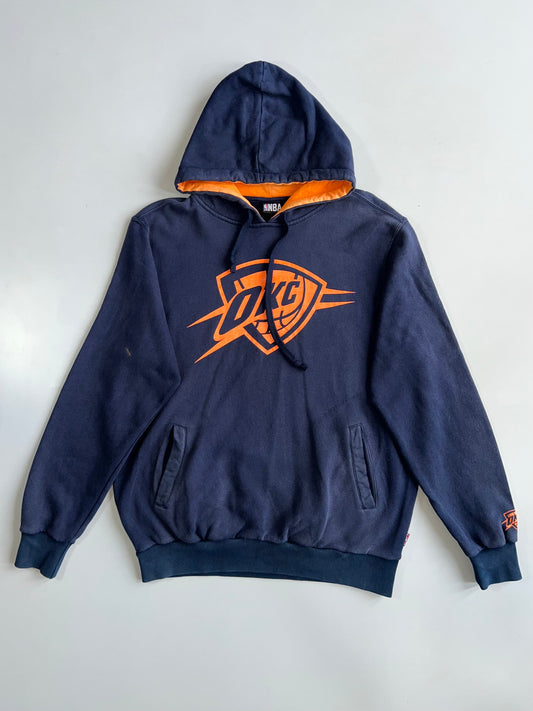 NBA OKC Thunder Navy Graphic Hoodie (L/XL)