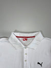 Puma Classic Logo Polo T-Shirt White (L)