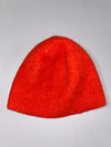 Vintage AMI Alexandre Mattiussi Orange Ribbed Knit Beanie (H:7 inches/W:16 inches)