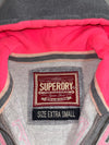 Superdry Grey & Neon Pink Applique Zip-Up Hoodie Women’s (S)