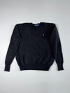 Polo Ralph Lauren | Charcoal V-Neck Wool Sweater | (S)