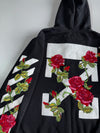 OFF-WHITE c/o Virgil Abloh | Diagonal Roses Zip-Up Hoodie Fully embroidered (M)