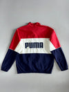 Puma Red White Navy Colorblock Windbreaker (2Xl)