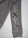 Notorious Taiwan Grey Graphic Sleeve Crewneck Sweatshirt    (XL/2XL)