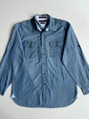 Tommy Hilfiger Indigo | Chambray Double Pocket Shirt | (XL)