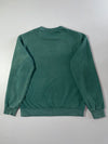 FILA Forest Green Crewneck Sweatshirt – Tonal Embroidered Logo (L)