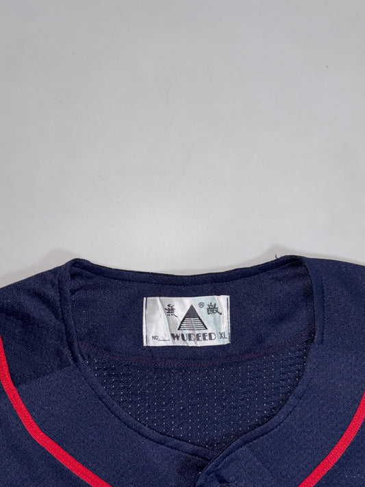 NTNU EMBA Navy Baseball Jersey #78 with Sleeve Patches (XL)