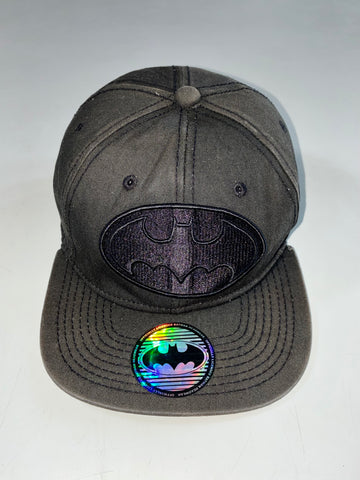 Official DC Batman Tonal Logo Black Snapback (Adjustable)