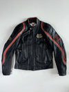 Harley-Davidson American Legend Black Leather Racing Jacket Padded (L)