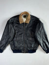 Avirex Type G-1 Shearling Collar Bomber (L/Xl)