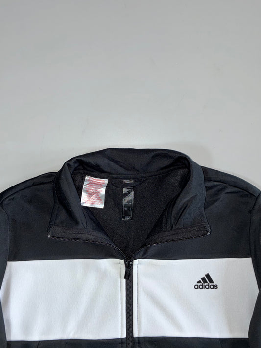 Adidas Black/White Colourblock Track Jacket (S)