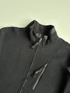 National Geographic Black Knit Fleece Zip Jacket (M)