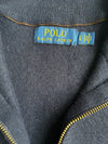 Polo Ralph Lauren Navy Quarter-Zip Knit Sweater (S)