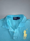 Polo Ralph Lauren Sky Blue Big Pony Polo Yellow #3 Sleeve (M)