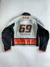 FLM Greyhound | Speed Master #69 Moto Racing Jacket | Paded (L/XL)