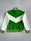 Nike Green & White Colorblock Track Jacket (XS)