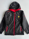 Puma x Ferrari Black Hooded Racing Jacket (L/XL)