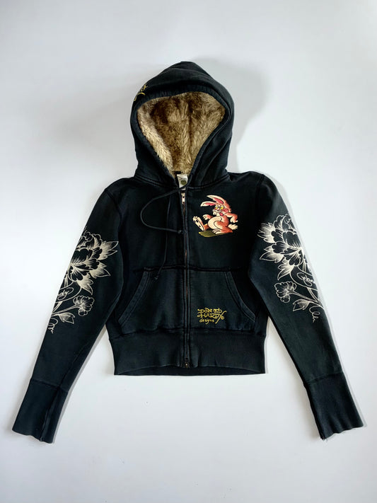 Ed Hardy Original Zip Up (Women)(S)